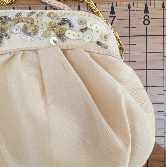 Vtg Nylon Evening Bag - Picture 5 of 7